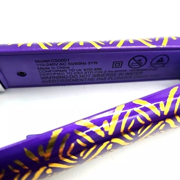 CHI Smart Gemz 1 Inch Amethyst Metallic hair straightener - Picture 5 of 6